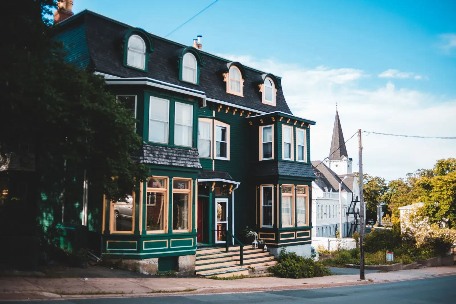Residential property near the shore