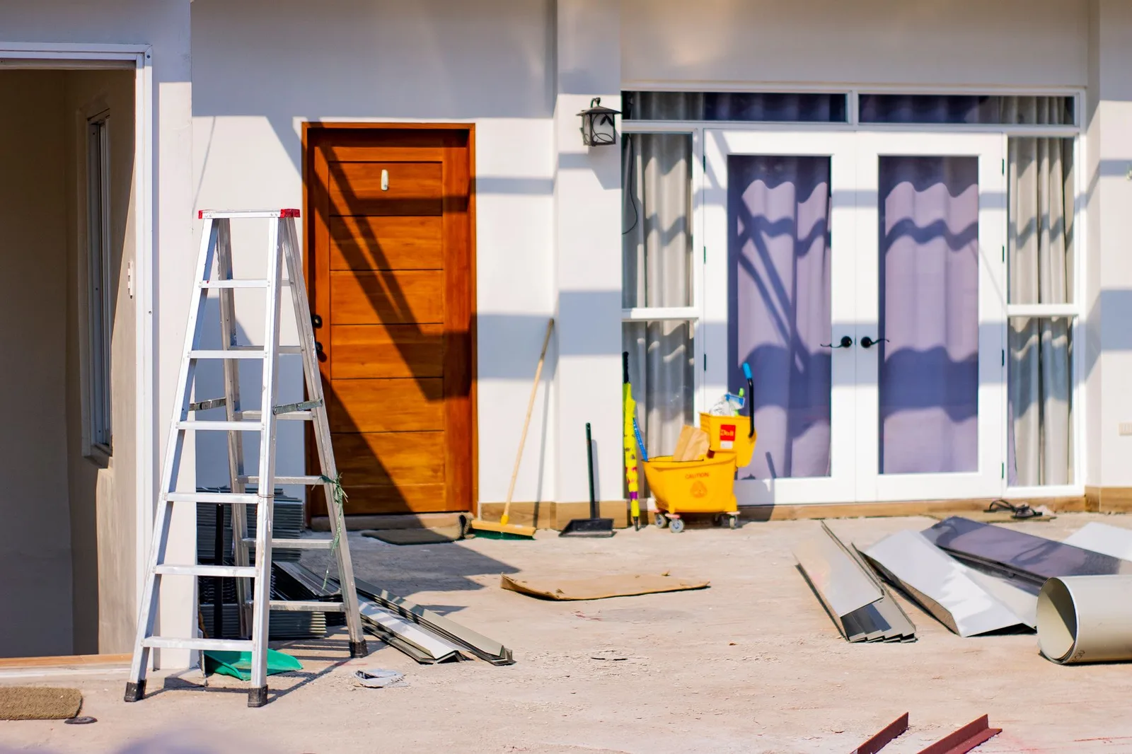 Interior renovation tools and materials