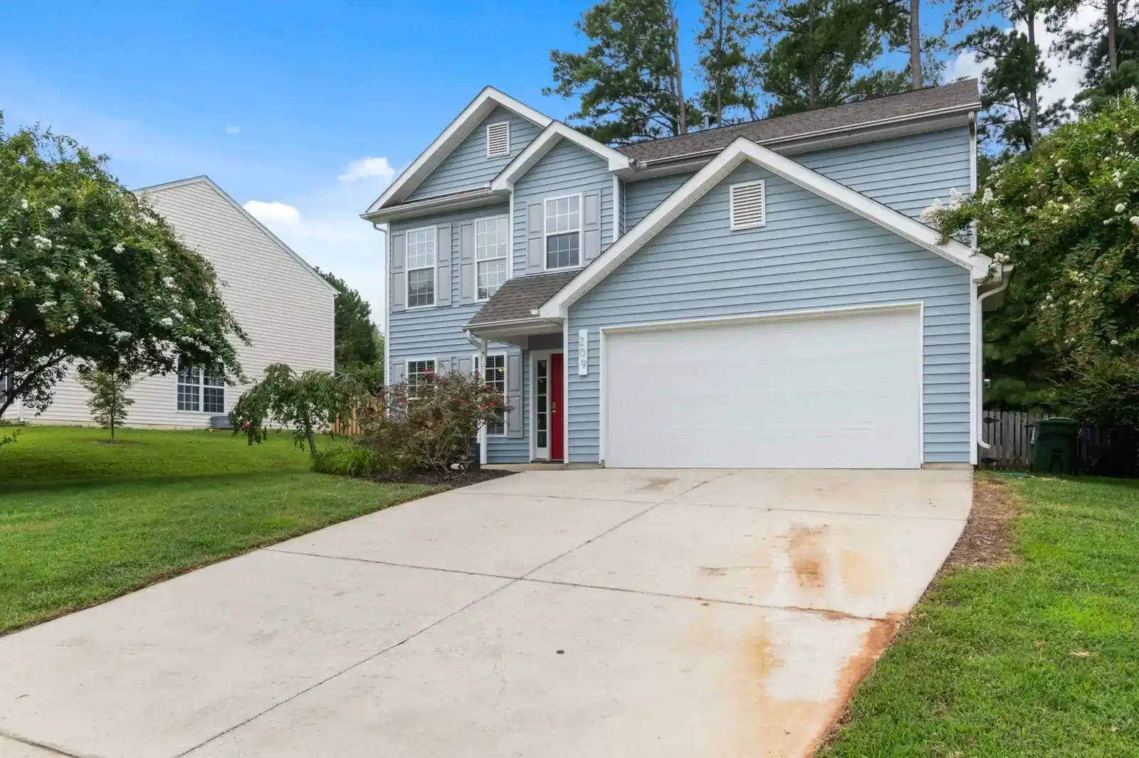 Suburban house exterior