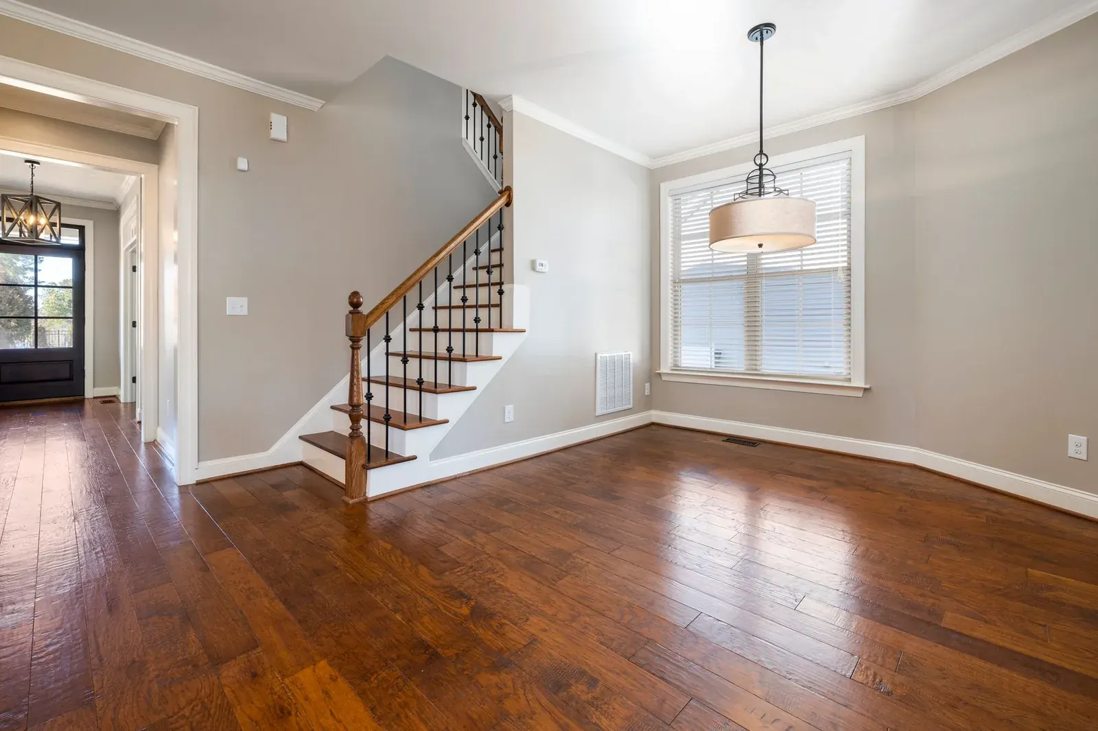 Finished interior living room