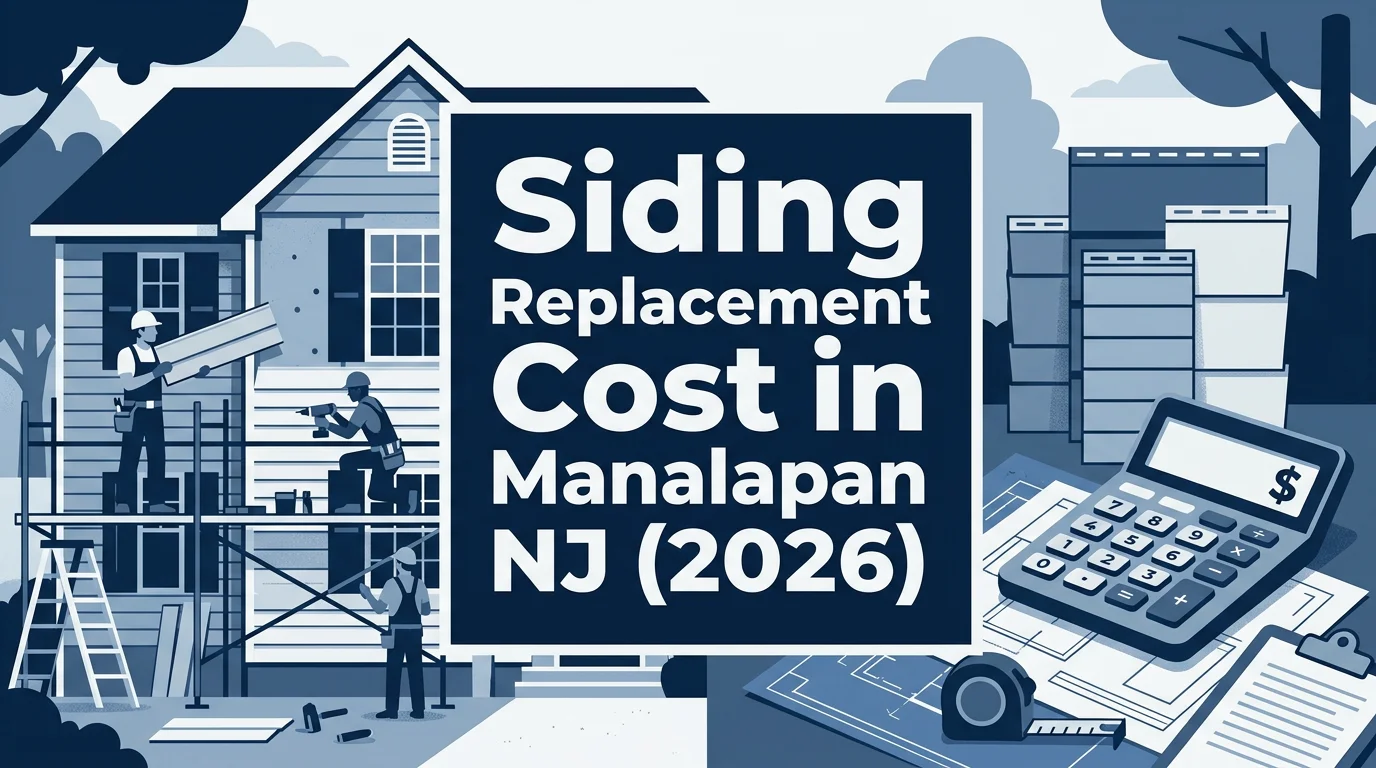 Siding replacement cost in Manalapan NJ