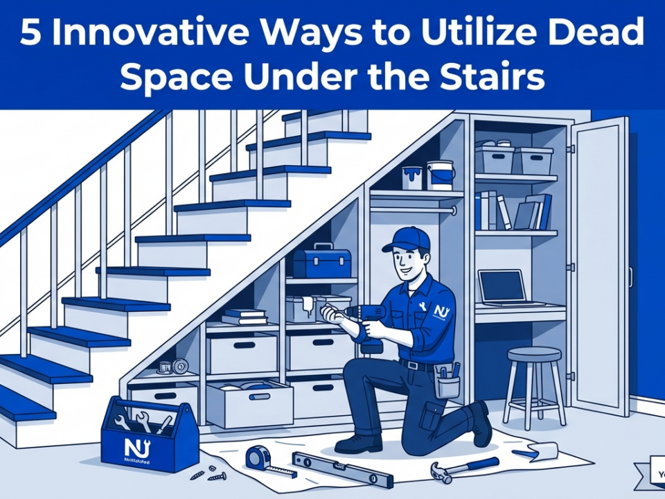 5 innovative ways utilize dead space under stairs featured 1